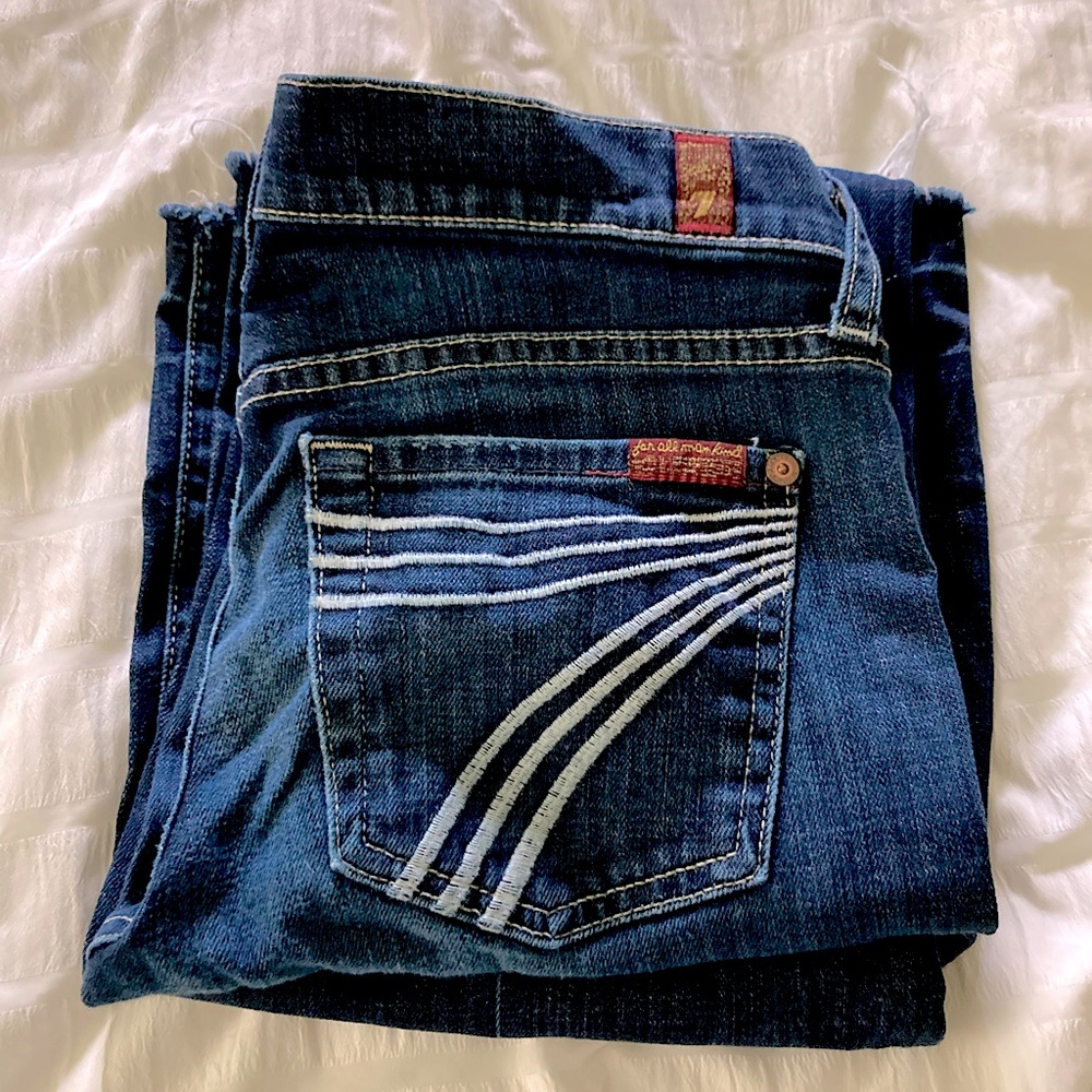 seven for all mankind dojo low rise jeans